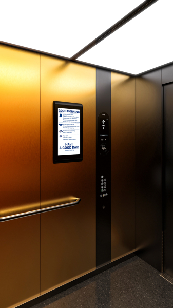 21 PT - Copper Gold - Inside Elevator