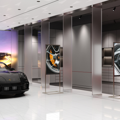 Porsche-showroom-doublesided