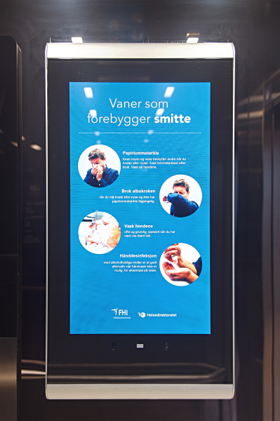 XPO Screens Narrowcasting Digital signage Invite XASTing Elevator Screens Internal communication Kone