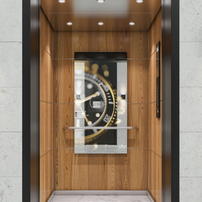 XPO Screens Narrowcasting Digital signage Interio XASTing Elevator Screens DOOH Advertising Rolex