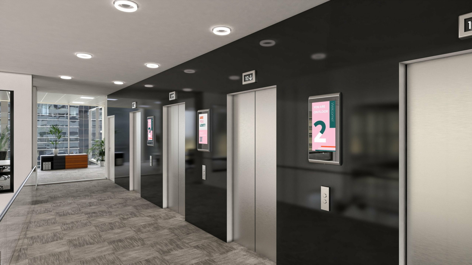 Elevator Media | Elevator Screens & Digital Signage Solution