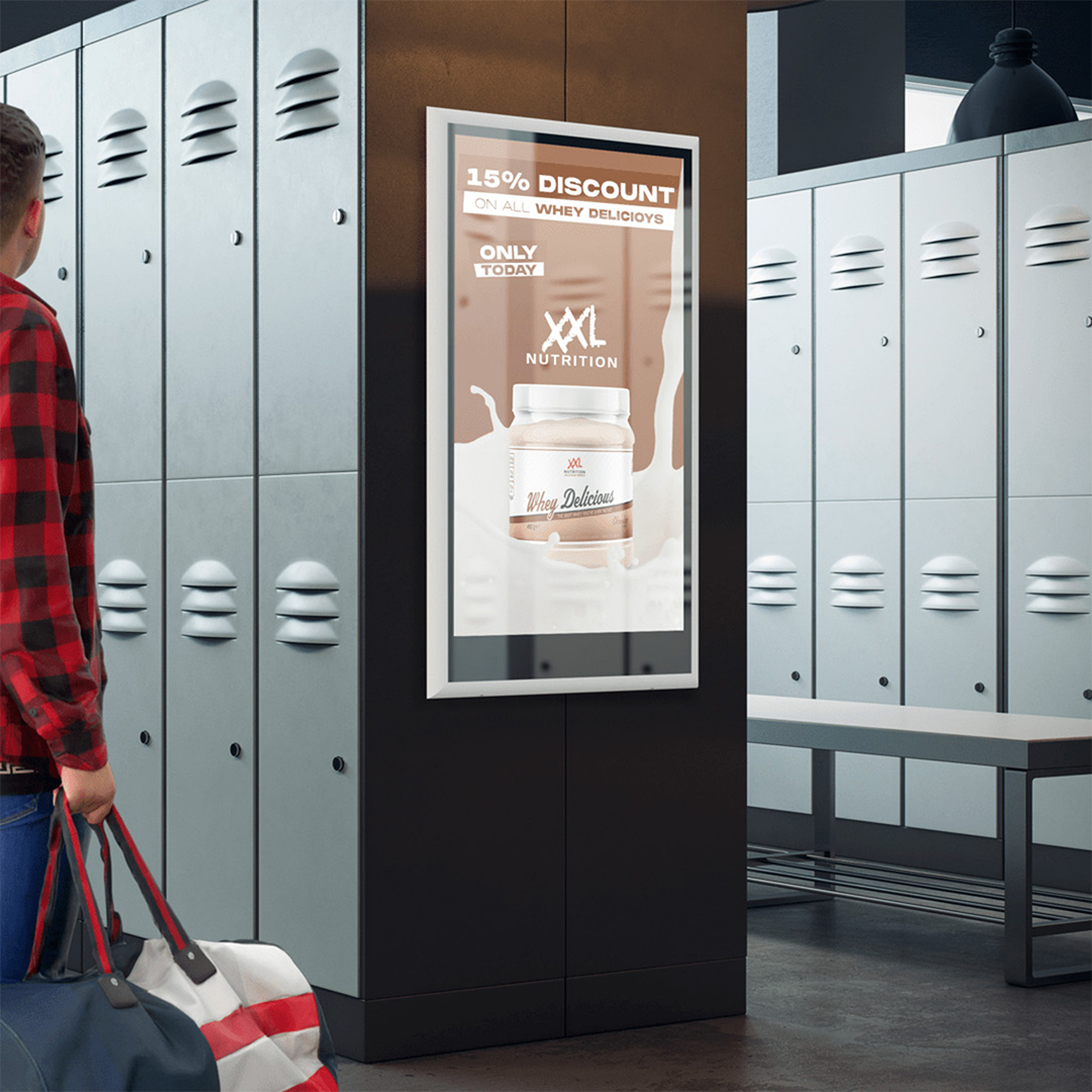 XPO Screens Narrowcasting Digital signage Invite XASTing DOOH Advertising Smart mirrors Gym Fitness